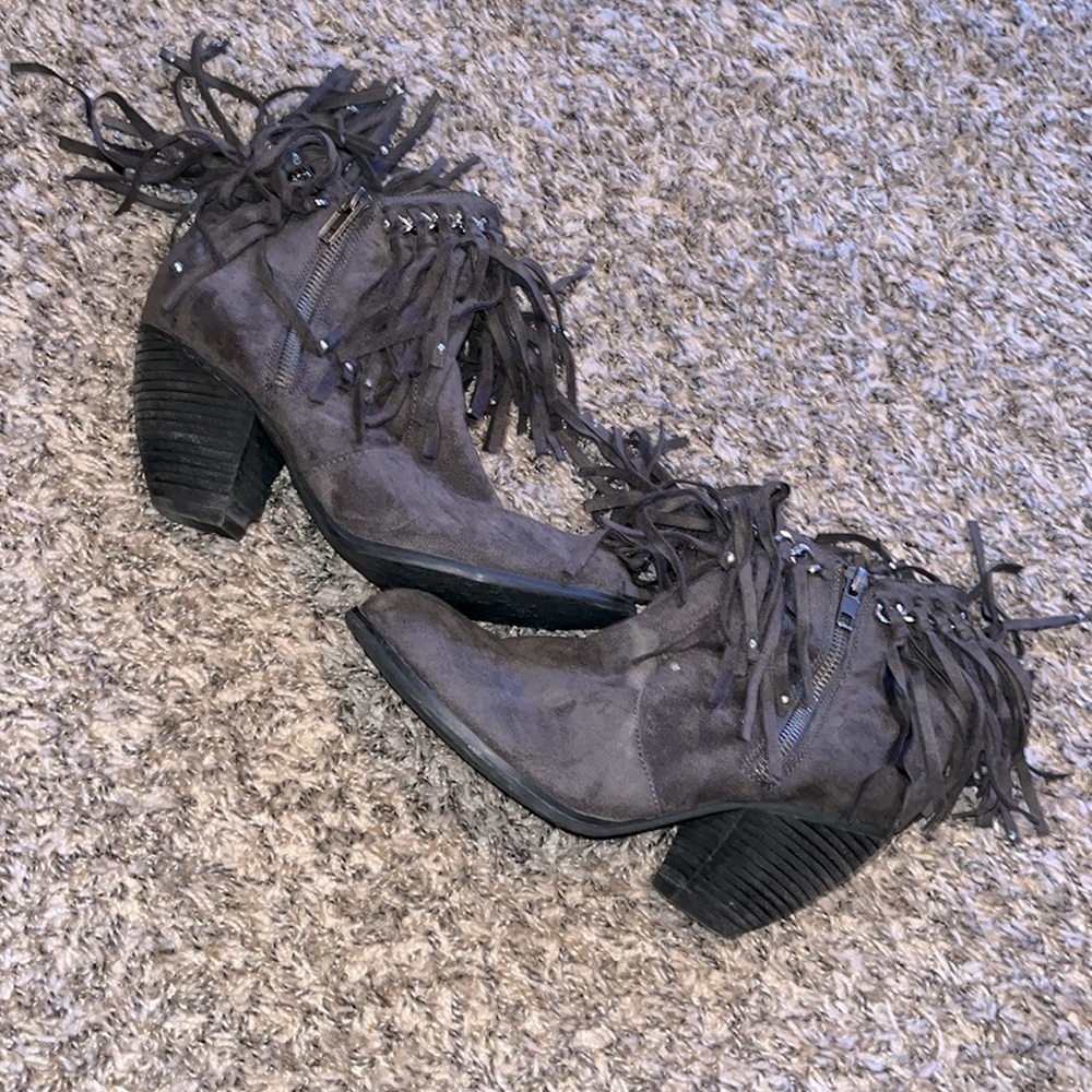 Not Rated Brand Heeled Ankle Boots